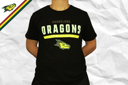 Barcelona Dragons Black Fan T-Shirt